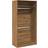 vidaXL 3307809 Artisan Oak Garderob 100x200cm