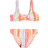 Roxy Girl's Ocean Treasure Bralette Bikini Set - Sunkissed Coral Salty Sunset (ERGX203484-mjv8)