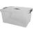 Practical Storage Set Transparent Opbevaringsboks 70L 8stk