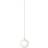 Muuto Rime White Pendant Lamp ∅ 12cm