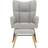 vidaXL 4016799 Cloud Grey Gungstol 95cm 2st