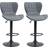 Homcom UK835-544V700331 Grey Bar Stool 109cm 2pcs