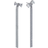 Pandora Pavé Bow Drop Earrings - Silver/Transparent