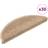 vidaXL Stair Mats Self-adhesive Sisal-Look 56 x 17 x 3 cm Sand 30 pcs Brown