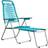 Fiam Chaise Longue Spaghetti avec Repose-Pieds Turquoise