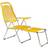 Fiam Chaise Longue Spaghetti avec Repose-Pieds Jaune