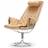 Dux Jetson Beige/Chrome Fåtölj 97cm
