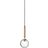 Nuura Miira Brass/Clear Pendant Lamp ∅ 14cm