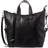 Italian Leather Tote - Black