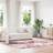 vidaXL Shaggy Gulvtæppe 240 x 240 Høje Luv Polyester Pink cm