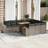 vidaXL 10-Piece Garden Sofa with Cushions Outdoor Lounge Set