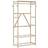 vidaXL With Shelves 80 x 40 x 175 cm Bamboo Clothes Rack