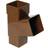 FloPlast Brown 65mm Square Line Downpipe Branch