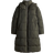 H&M Water Repellent Puffer Coat - Dark Khaki Green