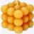 Flying Tiger Copenhagen Orange Bubble Candle 5.8cm