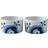 Royal Copenhagen Blue Mega Fluted Serveringsskål 20cl 9cm 2stk