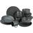 Creatable Soft Touch Black Servis 20st