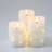 LED Block White/Gold LED-lys 15cm 3stk