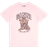 Ganni Basic Jersey Leopard Relaxed T-shirt - Chalk Pink