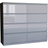 Vida Designs Glinton Grey Chest of Drawer 120x95.5cm