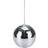 Party Casa Mirror Disco Ball Silver Christmas Tree Ornament 15.5cm