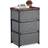 Relaxdays Metal Wood Effect Storage Cabinet 65 x 43 x 33 cm Chest of Drawer