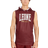 Leone 1947 Logo Hooded Sleeveless Sweatshirt - Burgundy