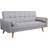 Yaheetech U001421833 Grey Sofa 185cm 2 Seater