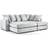 B&Q Chiswick Grey Sofa 215cm 4 Seater