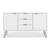 Core Products Augusta White Sideboard 130.6x73.6cm