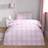 OHS Gingham Duvet Cover Pink (200x135cm)