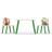Kidsaw Gruffalo Table and Chair Set L50 x W50 x H48.5 cm