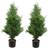 Leaf Cedar Topiary in Pot Liner 90cm H x 45cm W x 45cm D Artificial Plant
