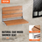 VEVOR Folding Oak Shower Seat 16.1 x 13.4 in