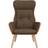 vidaXL ME60235042 Brown/Orange Fåtölj 94cm