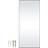 VEVOR Leaning Rectangle Black/Clear Wall Mirror 78.5x180cm