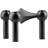 Stoff Nagel Matte Black Ljusstake 6.5cm