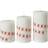 Dacore Block White LED-lys 12.5cm 3stk