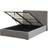 Beliani Velvet EU Double Size Ottoman Grey Vion Frame Bed