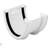 FloPlast White Ruh1wh 115mm Hi-Cap Gutter