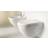 Duravit 2280150000 Wall Mount Bidet, Medium, White Alpin