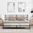 vidaXL Double Bed Frame 200x200 cm Sonoma Oak Steel