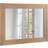 Yearn Mirrors Oak Effect Framed 75.5 x 103 cm Wall Mirror