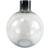Leaf Grey Smoke Bottle Glass 40 cm Vase