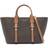 Michael Kors Satchel Axelremsväskor Från Magasin - Brn/Acorn
