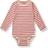 Mads Nørgaard Baby Soft Striped Rib Body - Red/Nature Melange (200508-8316)