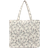 Conmé Quilted Shopper - White Flower