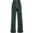 Nike Sportswear Phoenix Fleece Women's High Waisted Wide Leg Logo Pants - Vintage Green