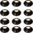 QAZQA Recessed Black Ceiling Lamp 12pcs