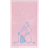 Arabia Moomin Family Time Gæstehåndklæde Pink, Multifarve (50x30cm)